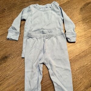 Baby Noomie Blue Pajamas Set Sz 12-18M